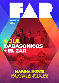 Concierto de Barbasónicos + El Zar en Marina Norte (Valencia) · 9 de julio, 2026