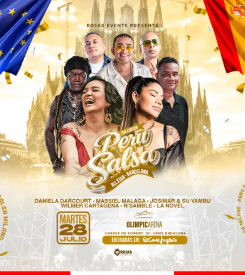 Concierto de Perú Salsa All Stars en Olimpic Arena (Badalona) · 28 de julio, 2026