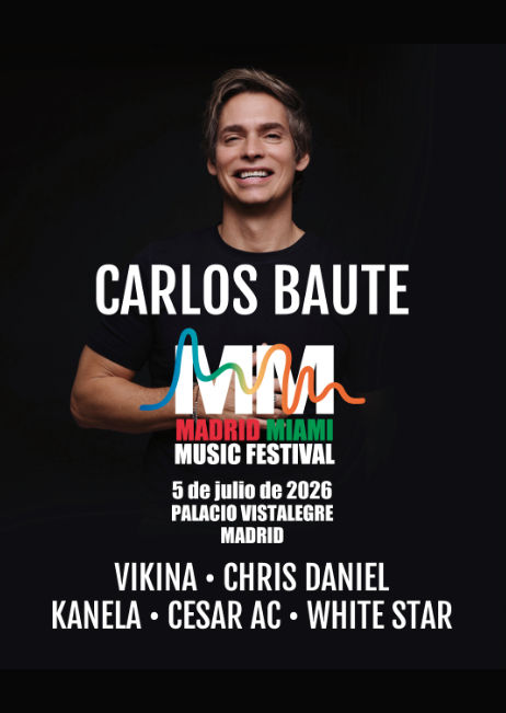 Concierto de Carlos Baute en Palacio Vistalegre (Madrid) · 5 de julio, 2026
