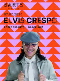 Concierto de Elvis Crespo en Poble Espanyol (Barcelona) · 7 de julio, 2026