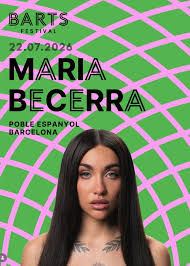 Concierto de María Becerra en Poble Espanyol (Barcelona) · 22 de julio, 2026