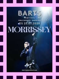 Concierto de Morrissey en Poble Espanyol (Barcelona) · 25 de julio, 2026