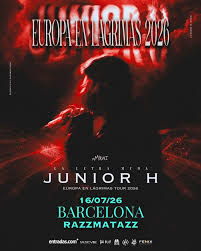 Concierto de Junior H en Razzmatazz (Barcelona) · 16 de julio, 2026