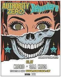 Concierto de Authority Zero + Belvedere en Sala Nazca (Madrid) · 3 de julio, 2026