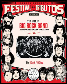Concierto de Big Rock Band en Sala Siroco (Madrid) · 18 de julio, 2026