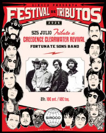 Fortunate Sons ‘Tributo Creedence Clearwater Revival en Sala Siroco (Madrid) · 25 de julio, 2026