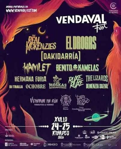 Vendaval Fest en Aparcadoiro das Palmeiras (Ribadeo) · 25 de julio, 2026