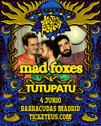 Concierto de Mad Foxes + Tutupatu en Barracudas Rock Bar (Madrid) · 4 de junio, 2026