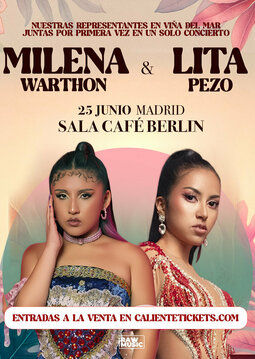 Concierto de Lita Pezo & Milena Warthon en Café Berlín (Madrid) · 25 de junio, 2026