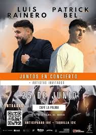 Concierto de Luis Rainero y Patrick Bel en Café La Palma (Madrid) · 25 de junio, 2026
