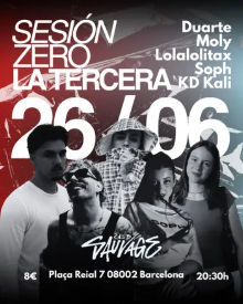 Sesión Zero en Club Sauvage (Barcelona) · 26 de junio, 2026