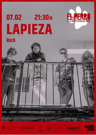 Concierto de Lapieza en El Perro de la parte de Atrás (Madrid) · 25 de junio, 2026