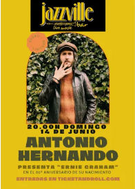 Concierto de Antonio Hernando en Jazzville (Madrid) · 14 de junio, 2026