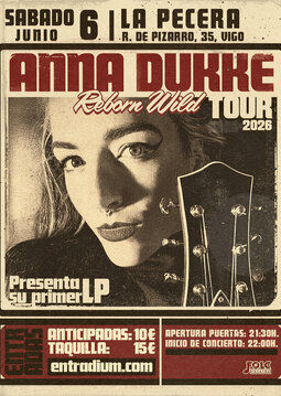 Concierto Anna Dukke en La Pecera (Vigo) · 6 de junio, 2026