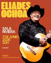 Concierto de Eliades Ochoa en La Riviera (Madrid) · 7 de junio, 2026