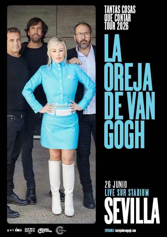 Concierto de La Oreja de Van Gogh en Live Sur Stadium (Sevilla) · 26 de junio, 2026