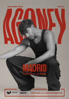 Concierto de Agoney en Movistar Arena (Madrid) · 13 de junio, 2026