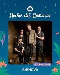 Concierto de Shinova en Jardines del Botánico (Madrid) · 11 de junio, 2026