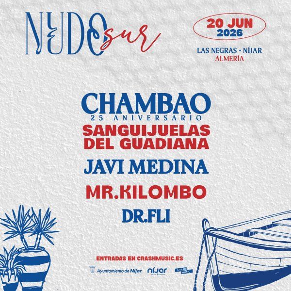 Nudo Sur Fest en Explanada Deportiva (Las Negras) · 20 de junio, 2026