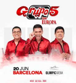 Concierto de Grupo 5 en Olimpic Arena (Badalona) · 20 de junio, 2026