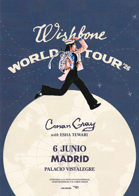 Concierto de Conan Gray en Palacio Vistalegre (Madrid) · 6 de junio, 2026