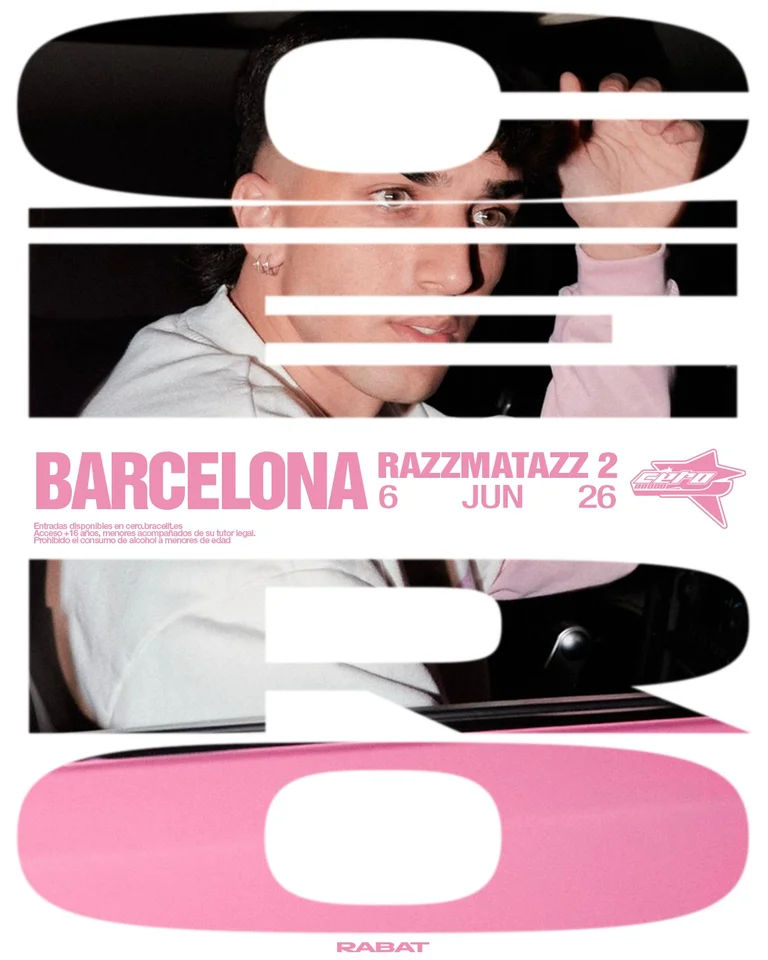 Concierto de Céro en Razzmatazz (Barcelona) · 6 de junio, 2026