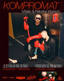 Concierto de Kompromat en Razzmatazz (Barcelona) · 11 de junio, 2026