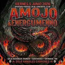 Concierto de A Mojo + Energümenno en Rock Beer (Santander) · 5 de junio, 2026