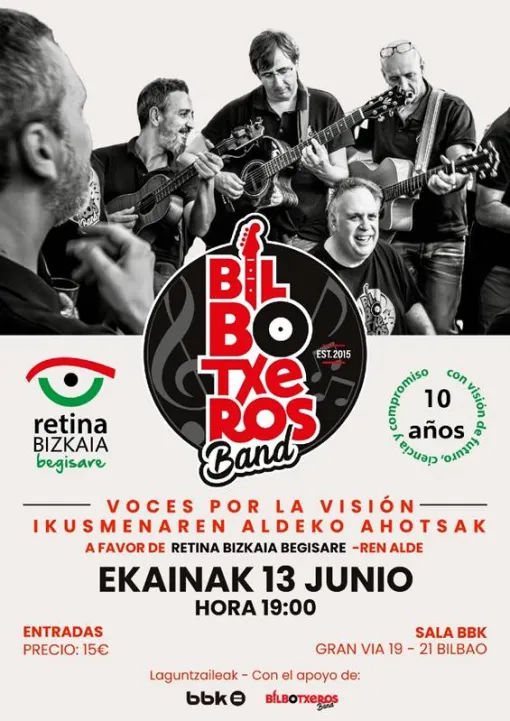 Concierto de Bilbotxeros Band en Sala BBK (Bilbao) · 13 de junio, 2026
