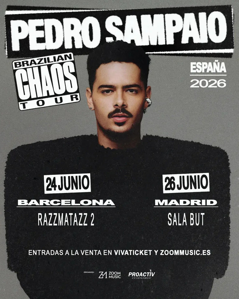 Concierto de Pedro Sampaio en Sala But (Madrid) · 26 de junio, 2026