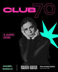 Concierto de Anabel Radoux en Sala Galileo (Madrid) · 4 de junio, 2026