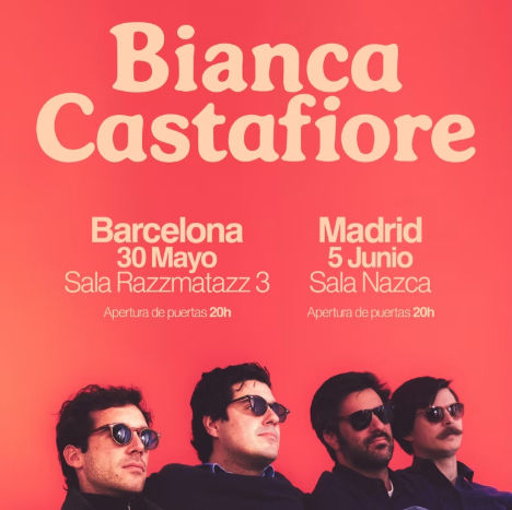 Concierto de Bianca Castafiore en Sala Nazca (Madrid) · 5 de junio, 2026