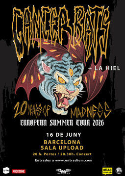 Concierto de Cancer Bats en Sala Upload (Barcelona) · 16 de junio, 2026