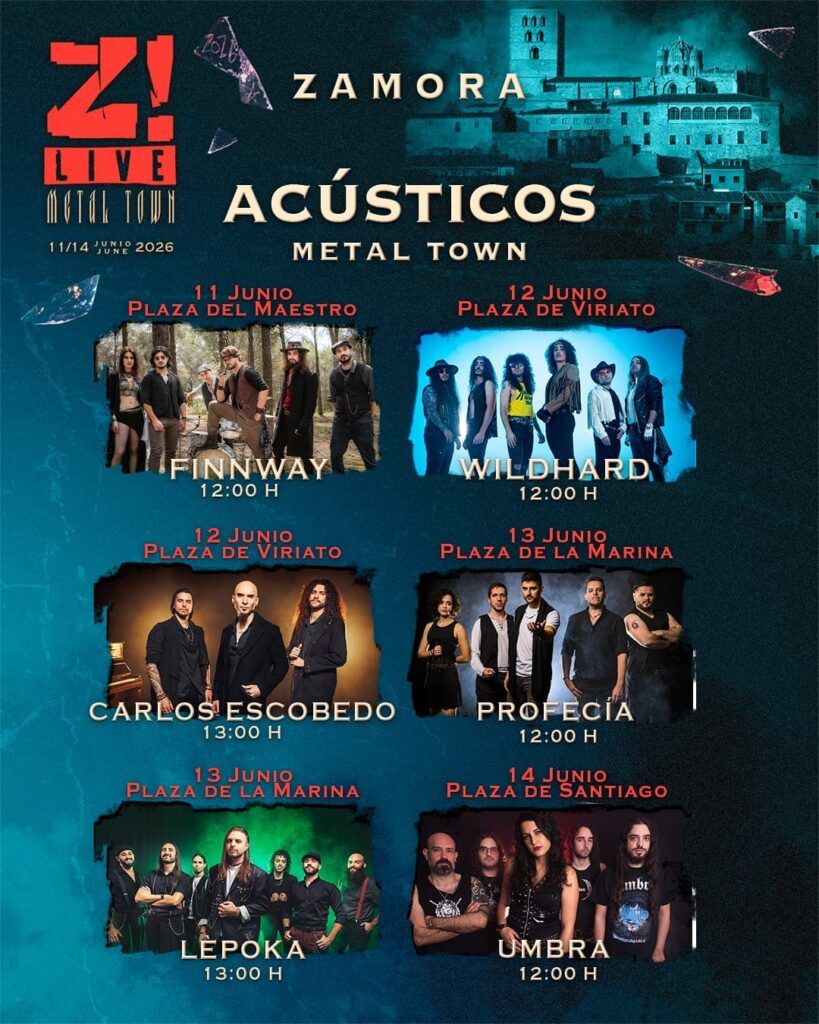 Concierto de Wildhärd en Plaza de Viriato (Zamora) · 12 de junio, 2026