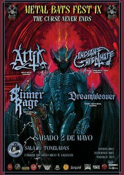 Metal Bats Fest en 16 Toneladas (Valencia) · 2 de mayo, 2026