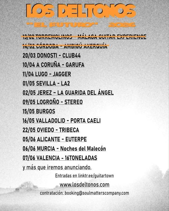 Concierto de Los Deltonos en Auditorio El Círculo (Burgos) · 15 de mayo, 2026