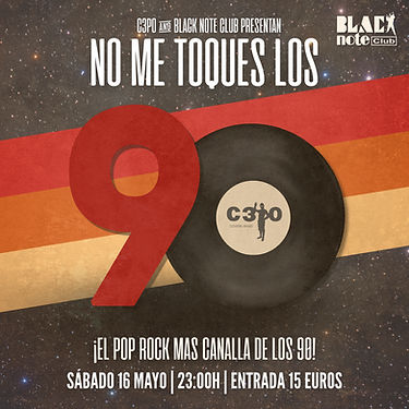 Concierto de C3po en Black Note Club (Valencia) · 16 de mayo, 2026