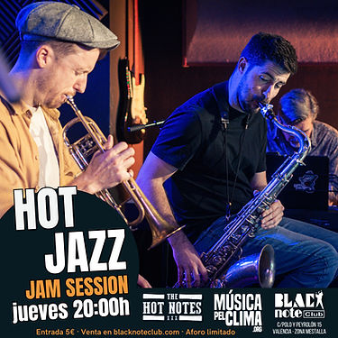 Hot Jazz Jam en Black Note (Valencia) · 14 de mayo, 2026