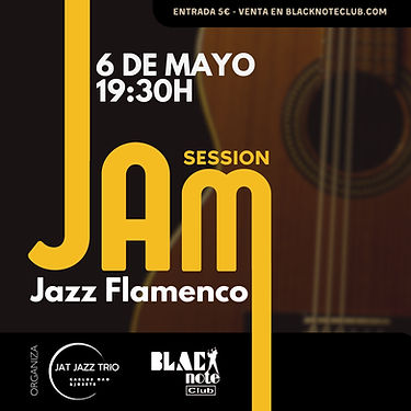 Jat Jazz Flamenco Jam en Black Note (Valencia) · 20 de mayo, 2026