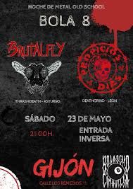 Concierto de Propicios Días + Brutalfly en Bola 8 (Gijón) · 23 de mayo, 2026
