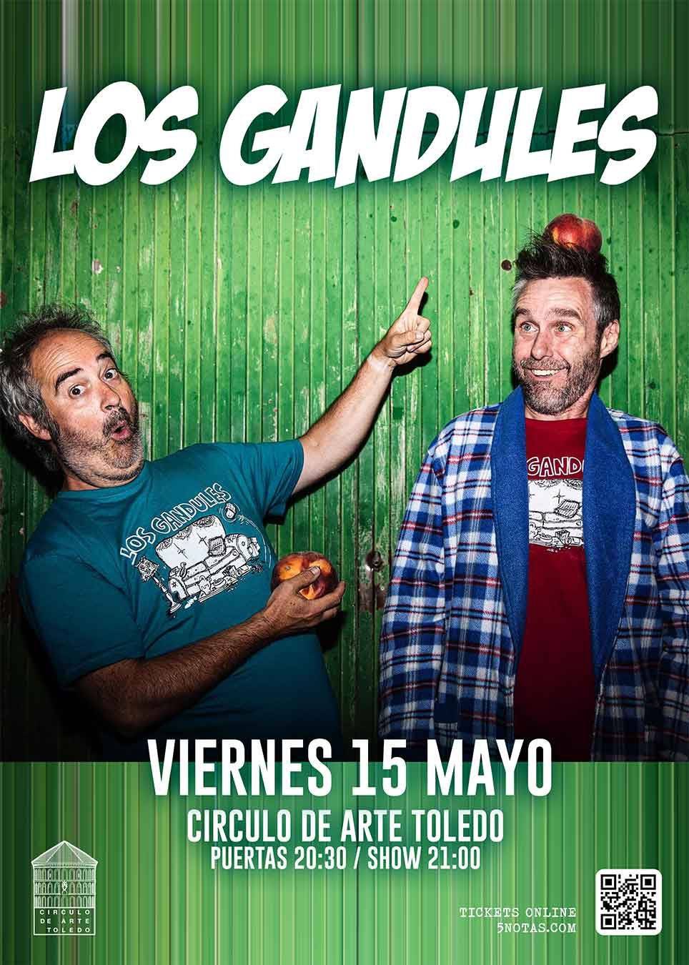Concierto de Los Gandules en Círculo de Arte (Toledo) · 15 de mayo, 2026