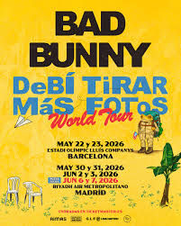 Concierto de Bad Bunny en Estadi Olimpic (Barcelona) · 22 de mayo, 2026