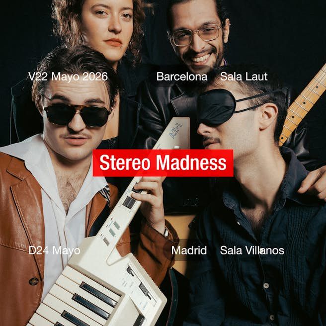 Concierto de Stereo Madness en Sala Laut (Barcelona) · 22 de mayo, 2026
