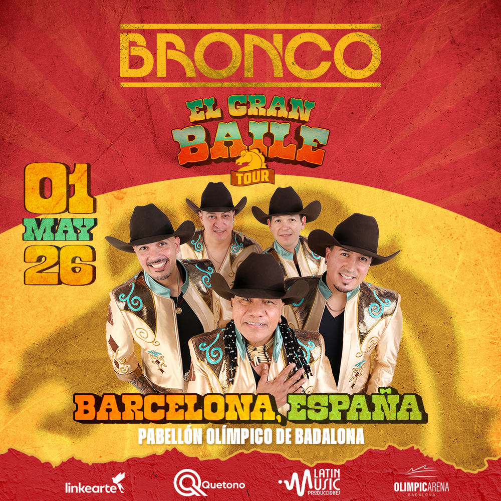 Concierto de Bronco en Olimpic Arena (Badalona) · 1 de mayo, 2026
