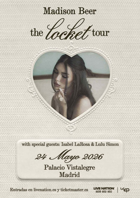 Concierto de Madison Beer en Palacio Vistalegre (Madrid) · 24 de mayo, 2026