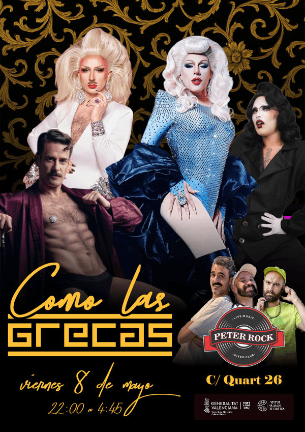 Concierto de Como las Grecas en Peter Rock (Valencia) · 8 de mayo, 2026
