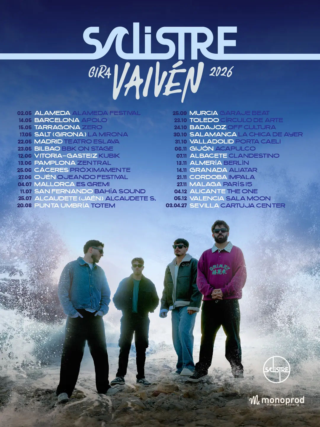 Concierto de Salistre en Sala BBK (Bilbao) · 23 de mayo, 2026