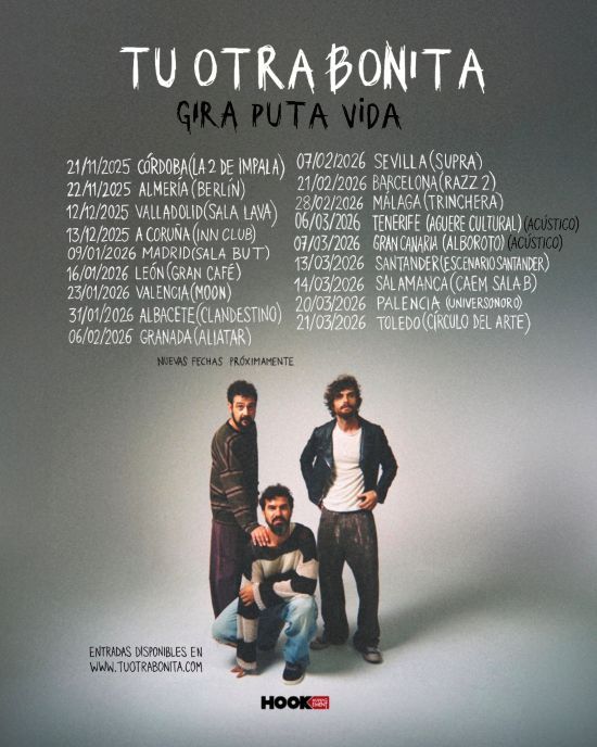Concierto de Tu Otra Bonita en Sala BBK (Bilbao) · 22 de mayo, 2026