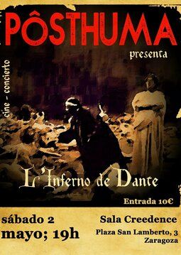 Concierto de Posthuma en Sala Creedence (Zaragoza) · 2 de mayo, 2026