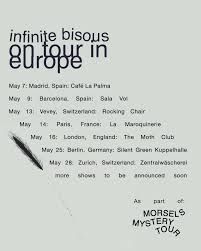 Concierto de Infinite Bisous en Sala Vol (Barcelona) · 9 de mayo, 2026